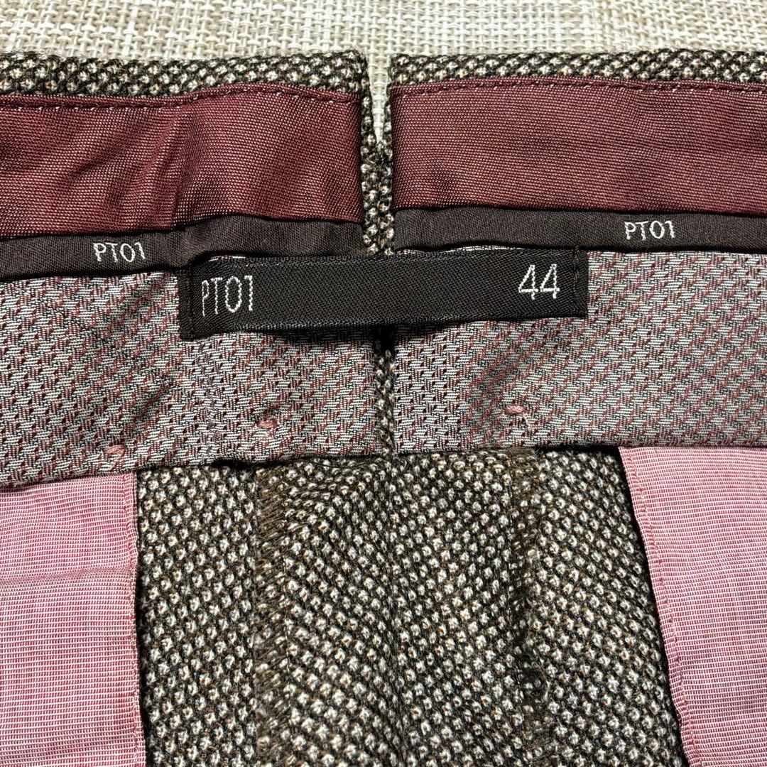 【未着用】PT01 PREPPY FIT スラックス バーズアイ サイズ44