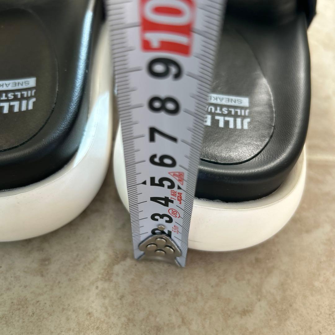 JILL BY JILLSTUART ブラックリボンサンダル