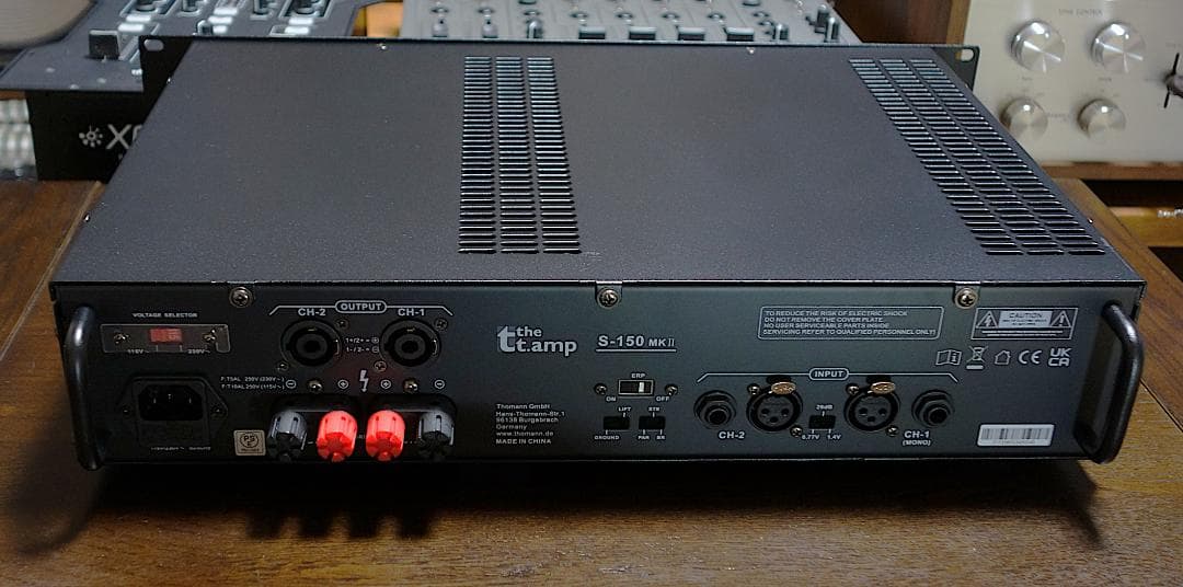 美品　パワーアンプ　thomann S-150mk2　完動品