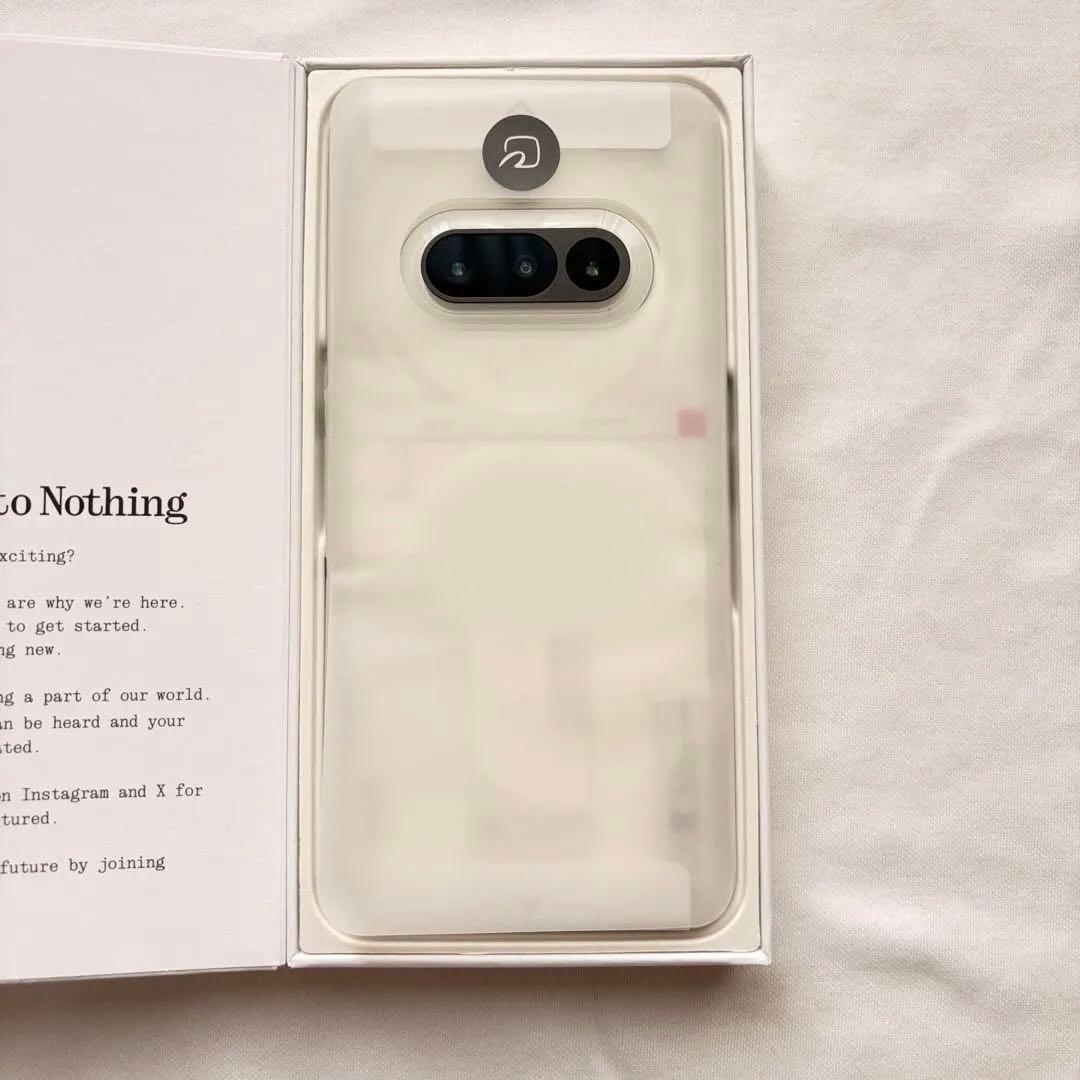 【新品】Nothing Phone 3a 8+128GB ホワイト