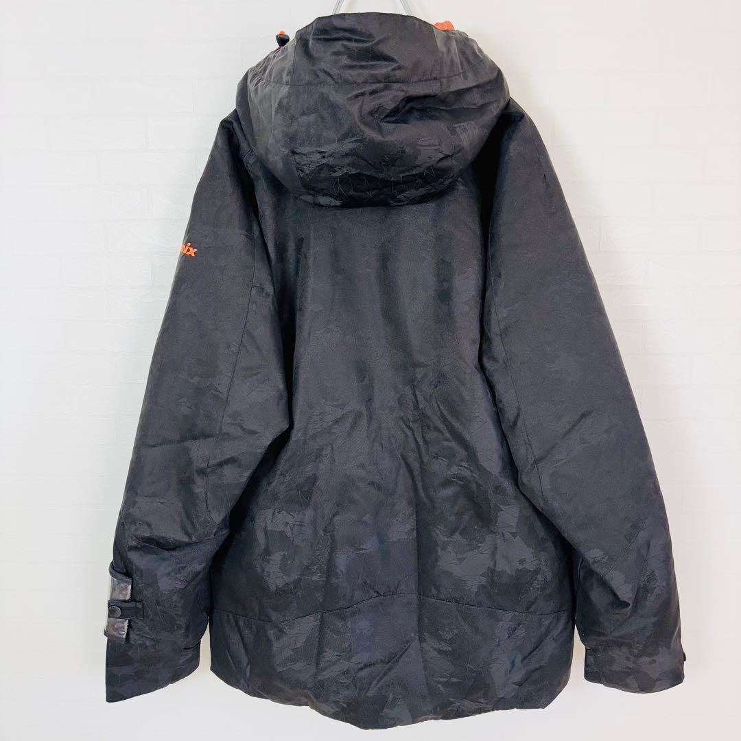 2571【美品】フェニックス スキーウェア メンズ ジャケット 中綿　ブラック