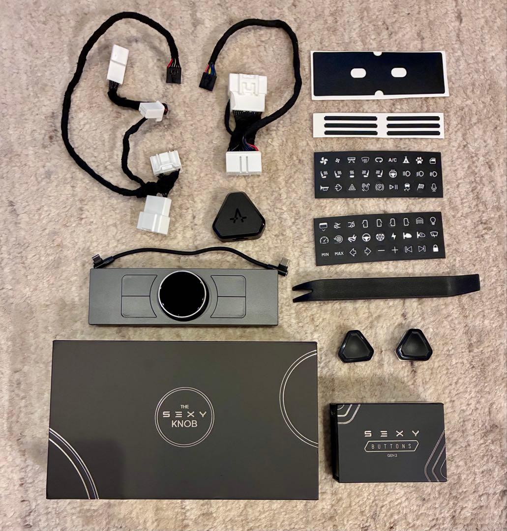 S3XY Knob & S3XY Button x２個 TESLA MODEL3