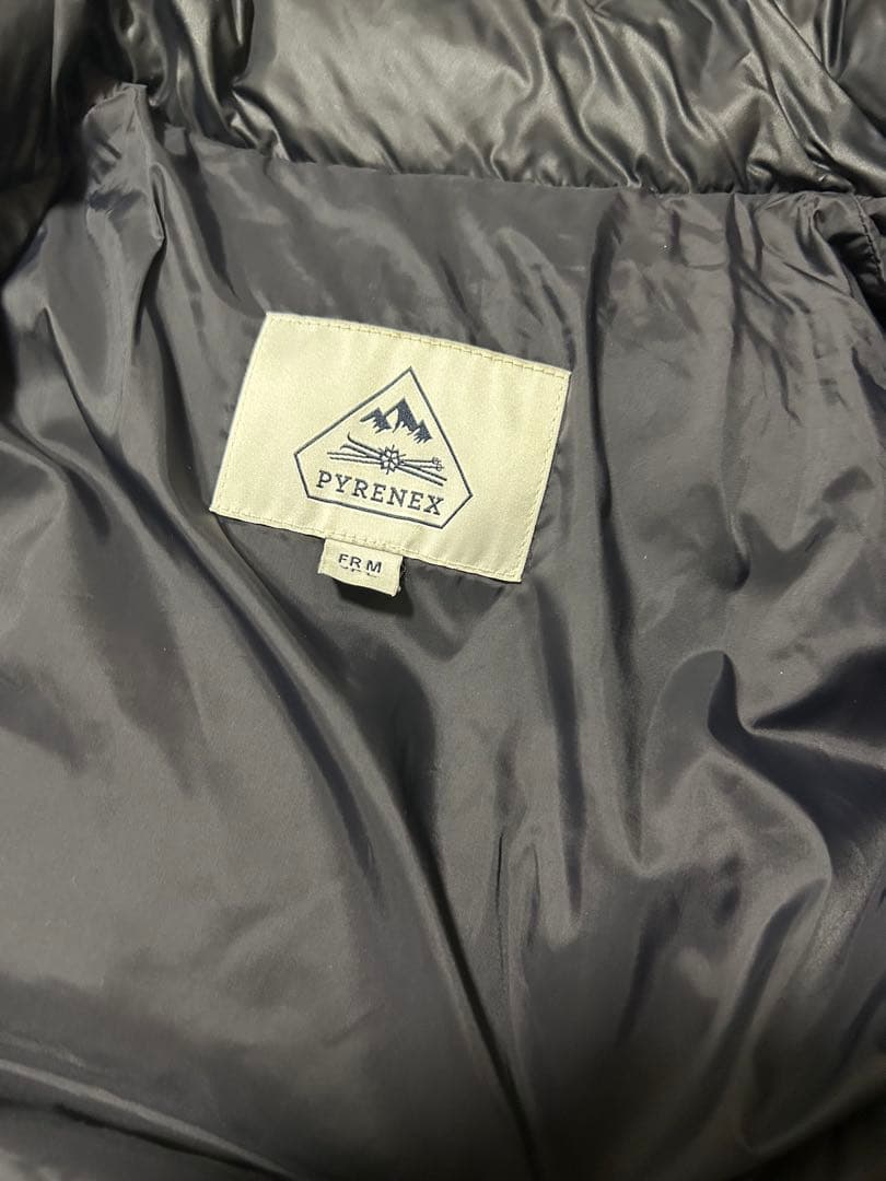 【美品】PYRENEX ブラック ダウンベスト M