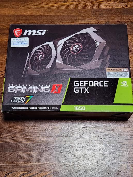 グラフィックボード・グラボ・ビデオカード MSI GeForce GTX 1650 GAMING X 4G
