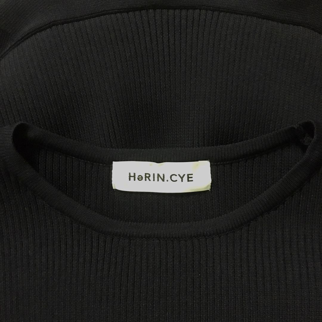 美品　HeRIN.CYE Color block flared tops