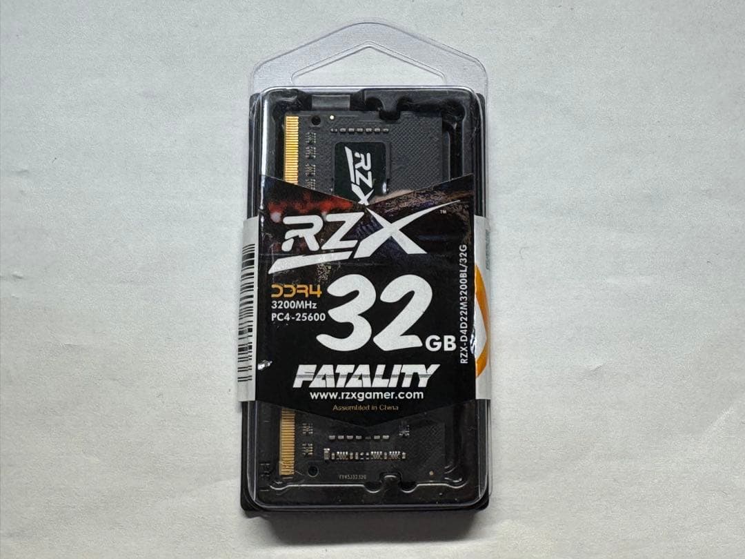 DDR4 32GB ノートPC・ミニPC用メモリ SO-DIMM 3200MHz