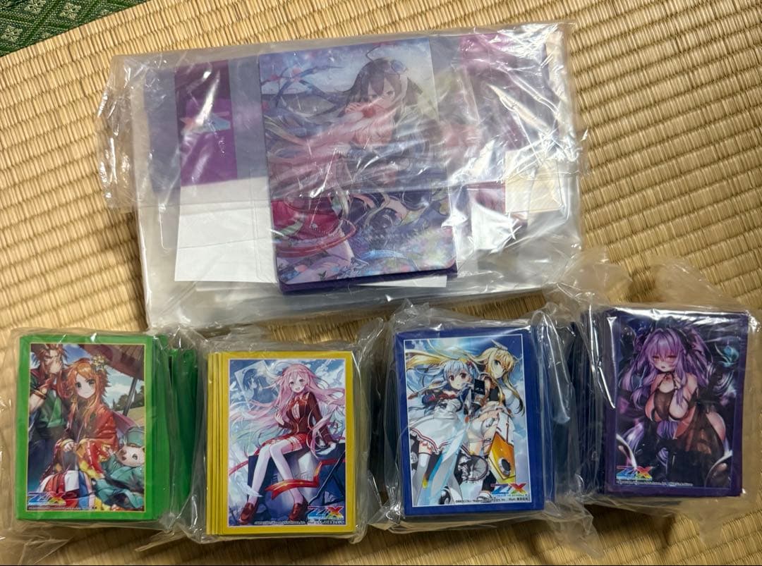 Z/X トレカアイテムくじsp カートン　ラバーマット　スリーブ　ケースゼクス