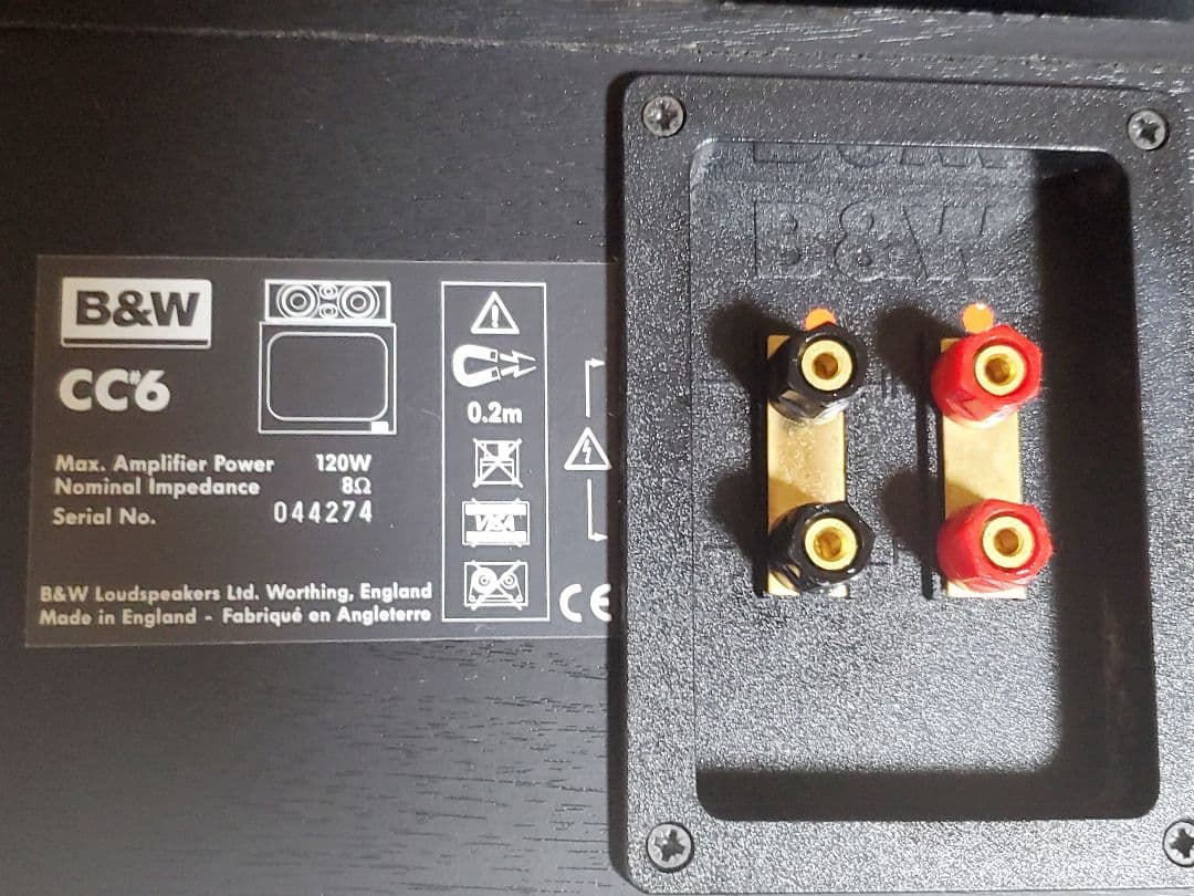 Bowers & Wilkins B&W CC6 センタースピーカー