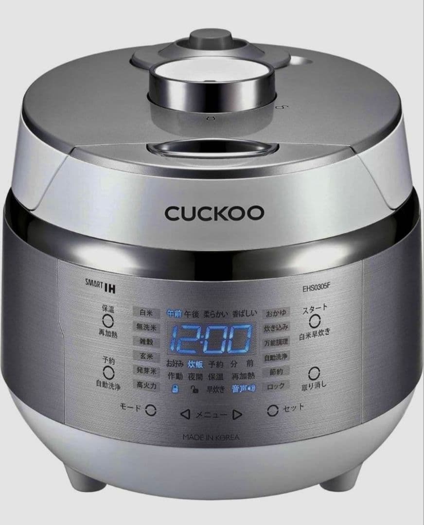 CUCKOO クックIH圧力　炊飯ジャー　炊飯器　3合炊き　EHS0305F