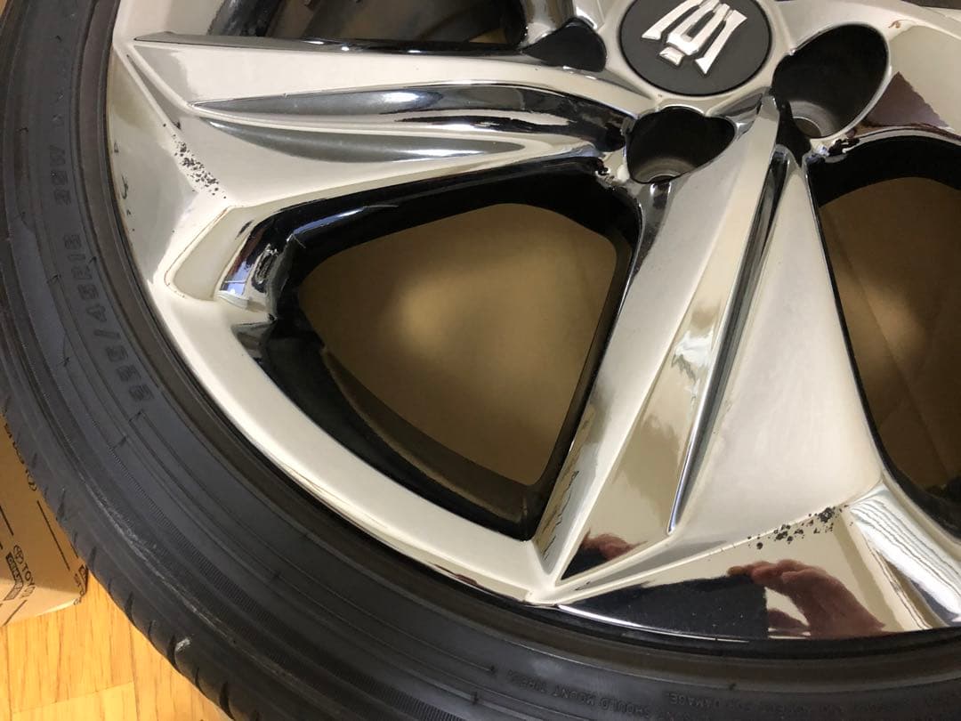 220系 クラウンRS 純正ホイール 18インチ スパッタリング