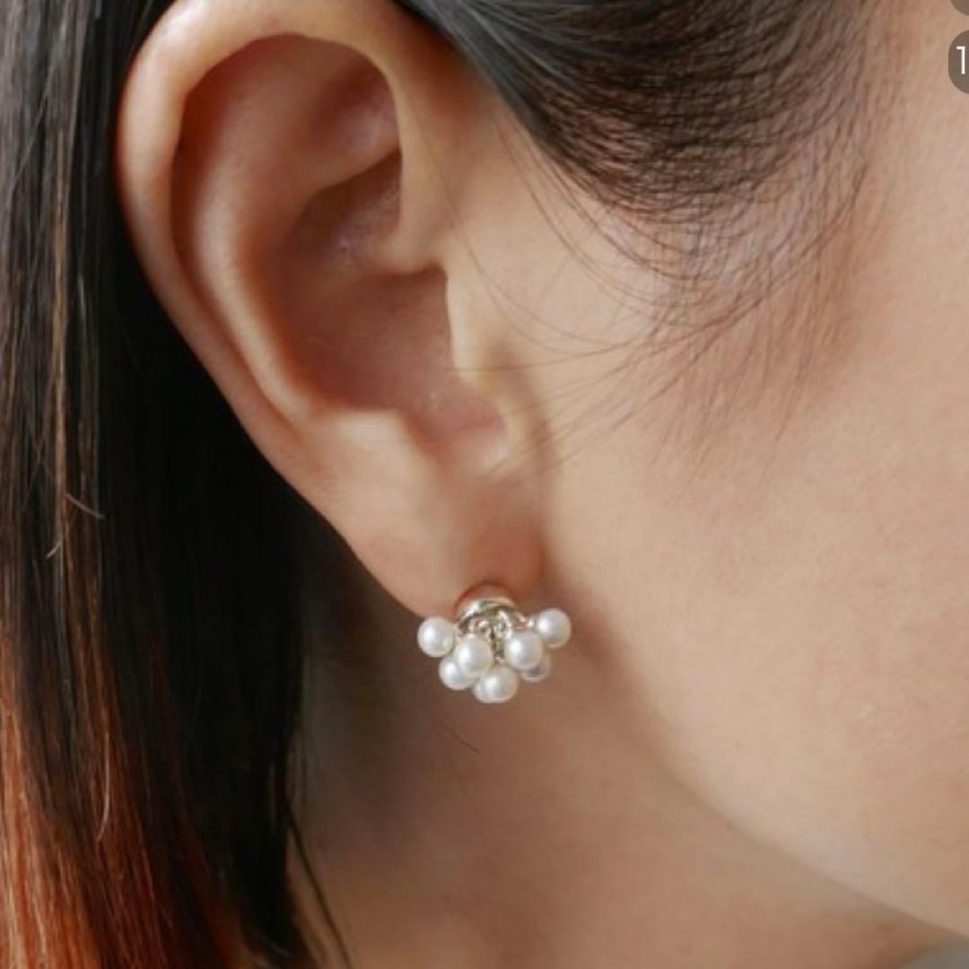 e.m. イーエム パールブーケピアス（片耳用）