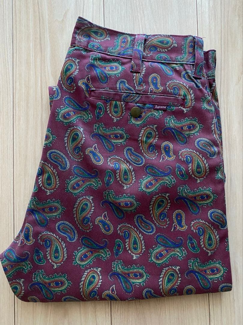パンツ Supreme Paisley Work Pant Mark Gonzale