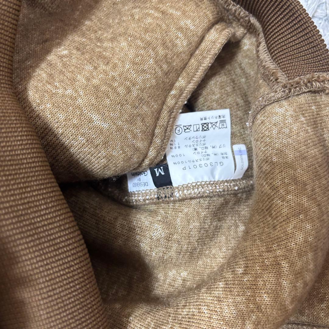 ゴールドウイン GOLDWIN ボアフリーススウェットシャツ　タバコブラウン　M