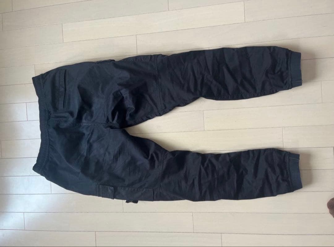 STONE  ブラックカーゴパンツ しょーきち着用　W32