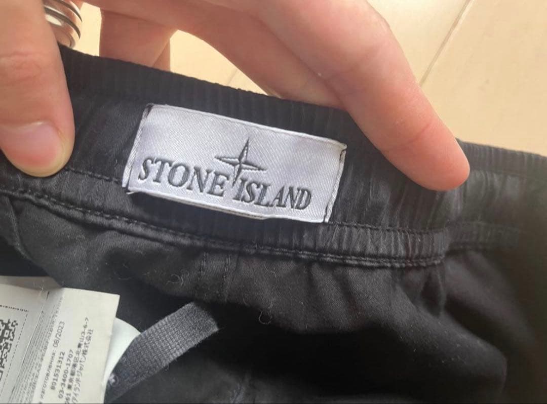 STONE  ブラックカーゴパンツ しょーきち着用　W32