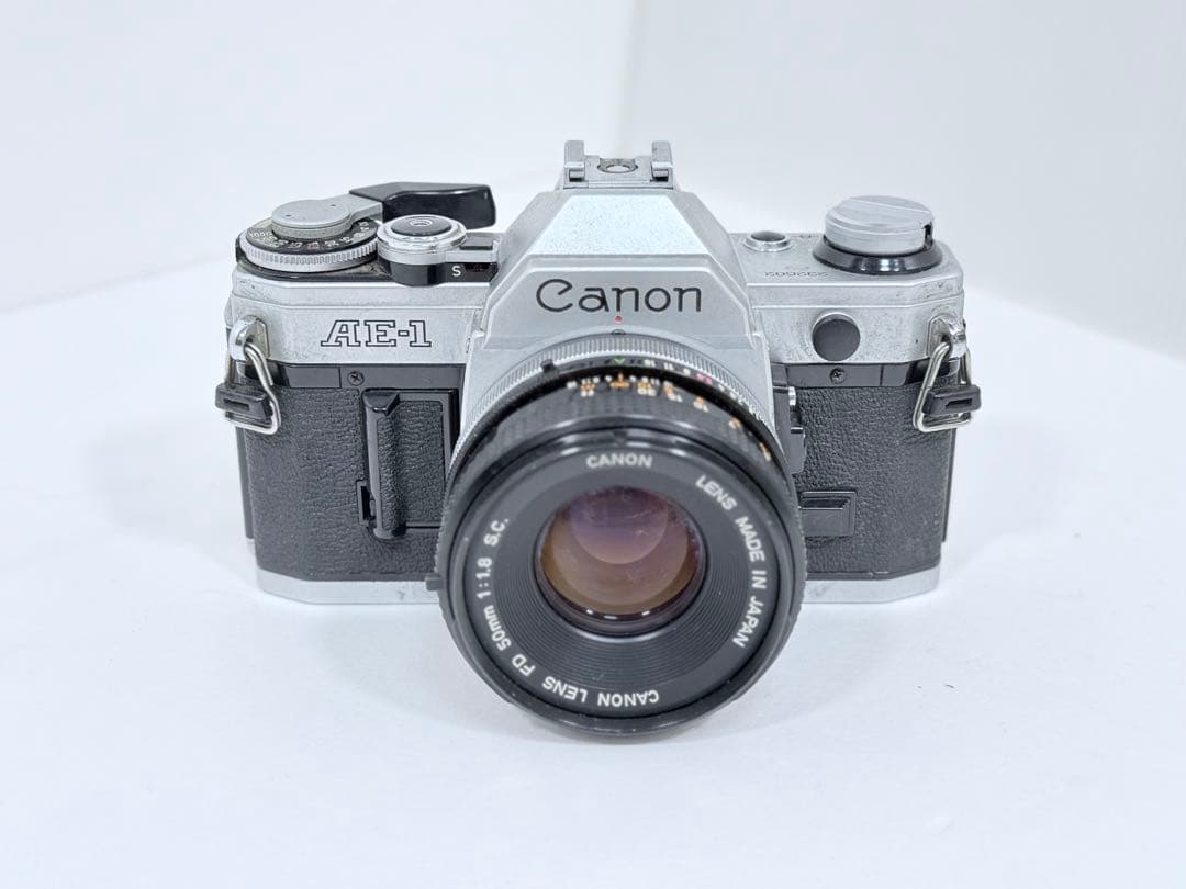 フィルムカメラ Canon AE-1+FD 50mm F1.8 S.C.