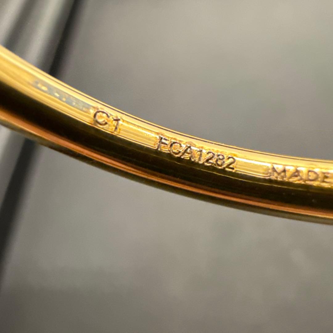 CELINE ゴールド ノットデザインバングル