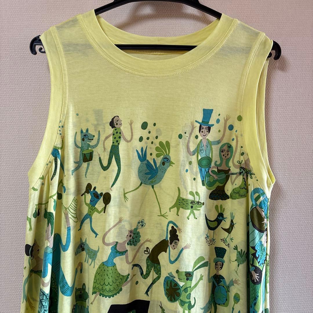 【美品】✨トクコプルミエヴォル✨ウルグアイのカーニバルノースリーブチュニック❤️❤️