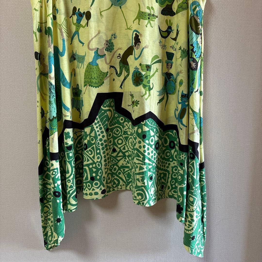 【美品】✨トクコプルミエヴォル✨ウルグアイのカーニバルノースリーブチュニック❤️❤️