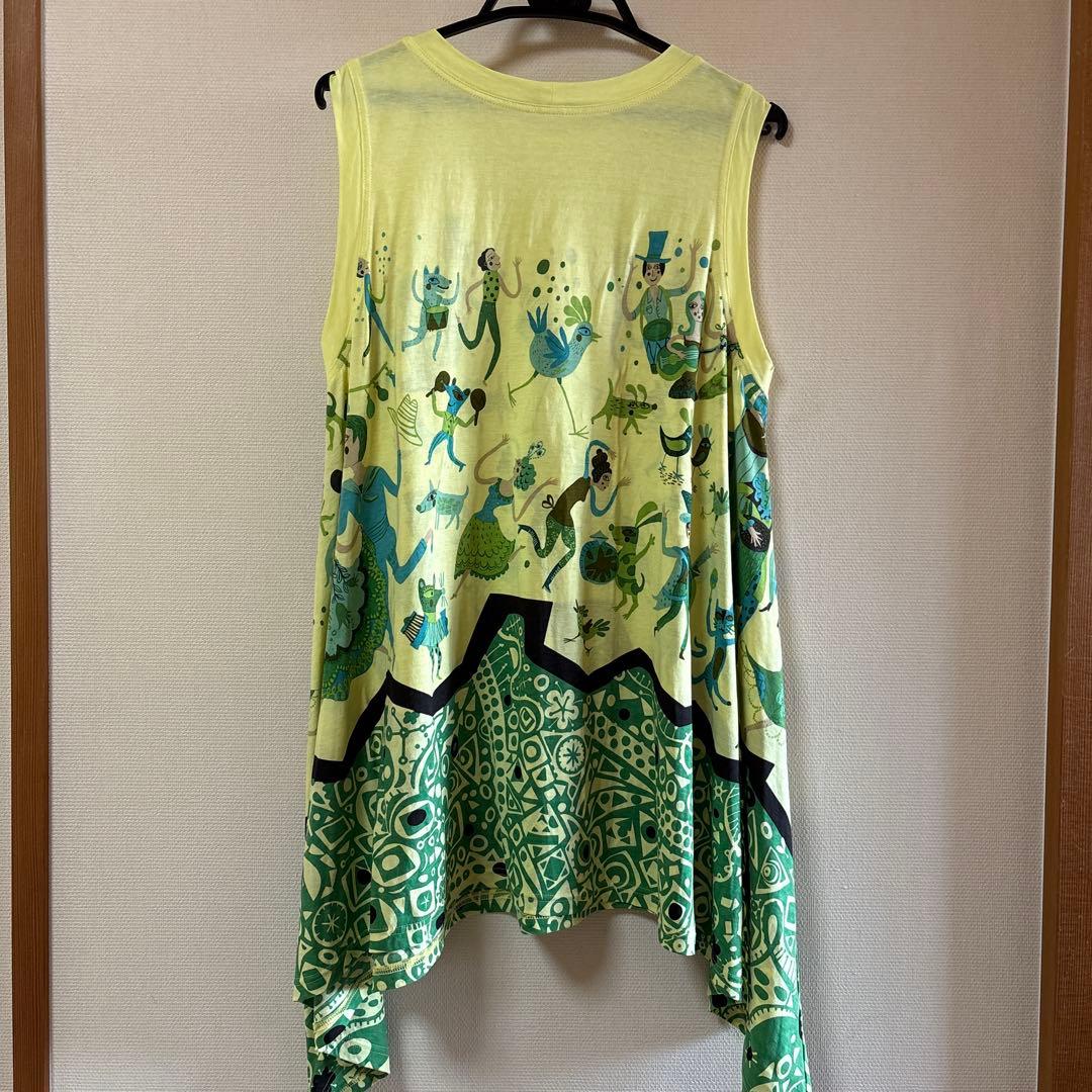 【美品】✨トクコプルミエヴォル✨ウルグアイのカーニバルノースリーブチュニック❤️❤️