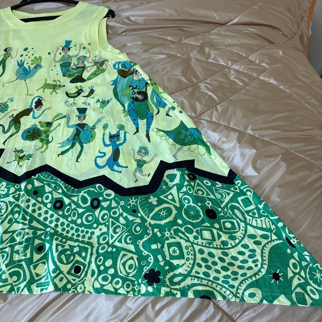 【美品】✨トクコプルミエヴォル✨ウルグアイのカーニバルノースリーブチュニック❤️❤️