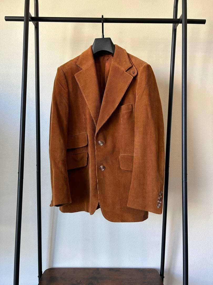 ヨーロッパ古着 コーデュロイ テーラードジャケット ユーロヴィンテージ