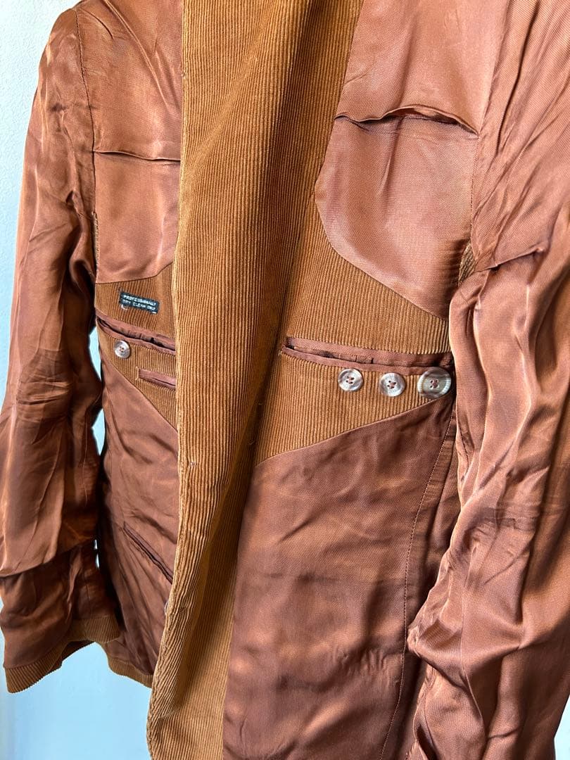 ヨーロッパ古着 コーデュロイ テーラードジャケット ユーロヴィンテージ