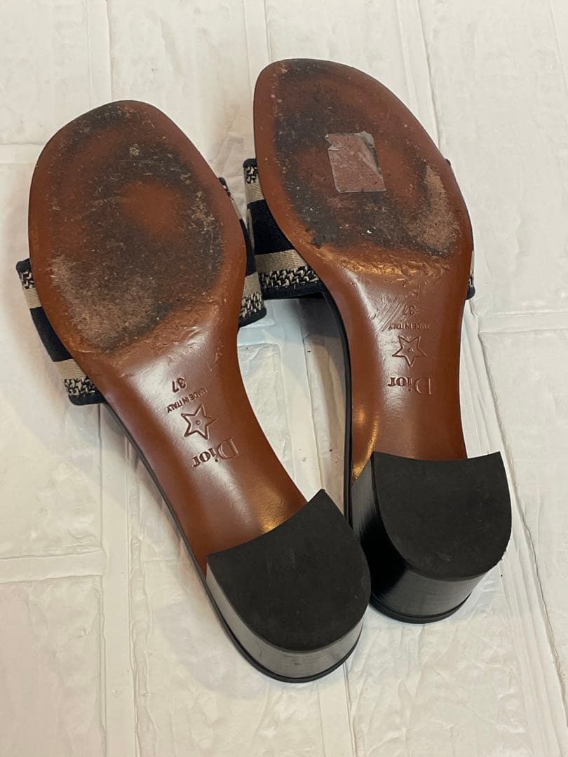 【良品】Christian Dior ディオール　サンダル　ミュール　❤︎