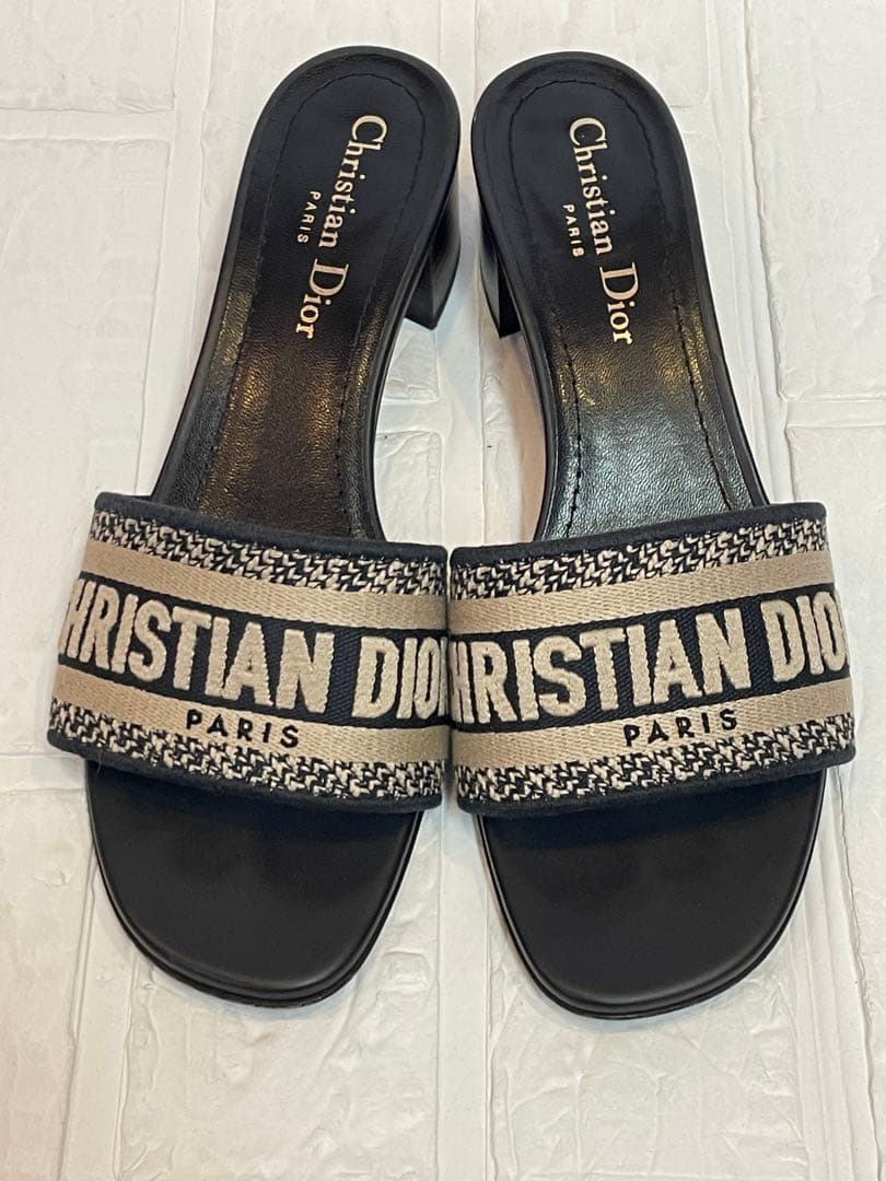 【良品】Christian Dior ディオール　サンダル　ミュール　❤︎