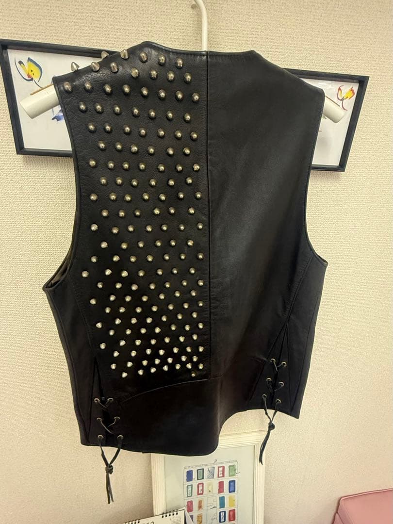 HYSTERIC GLAMOUR ブラックレザーベスト