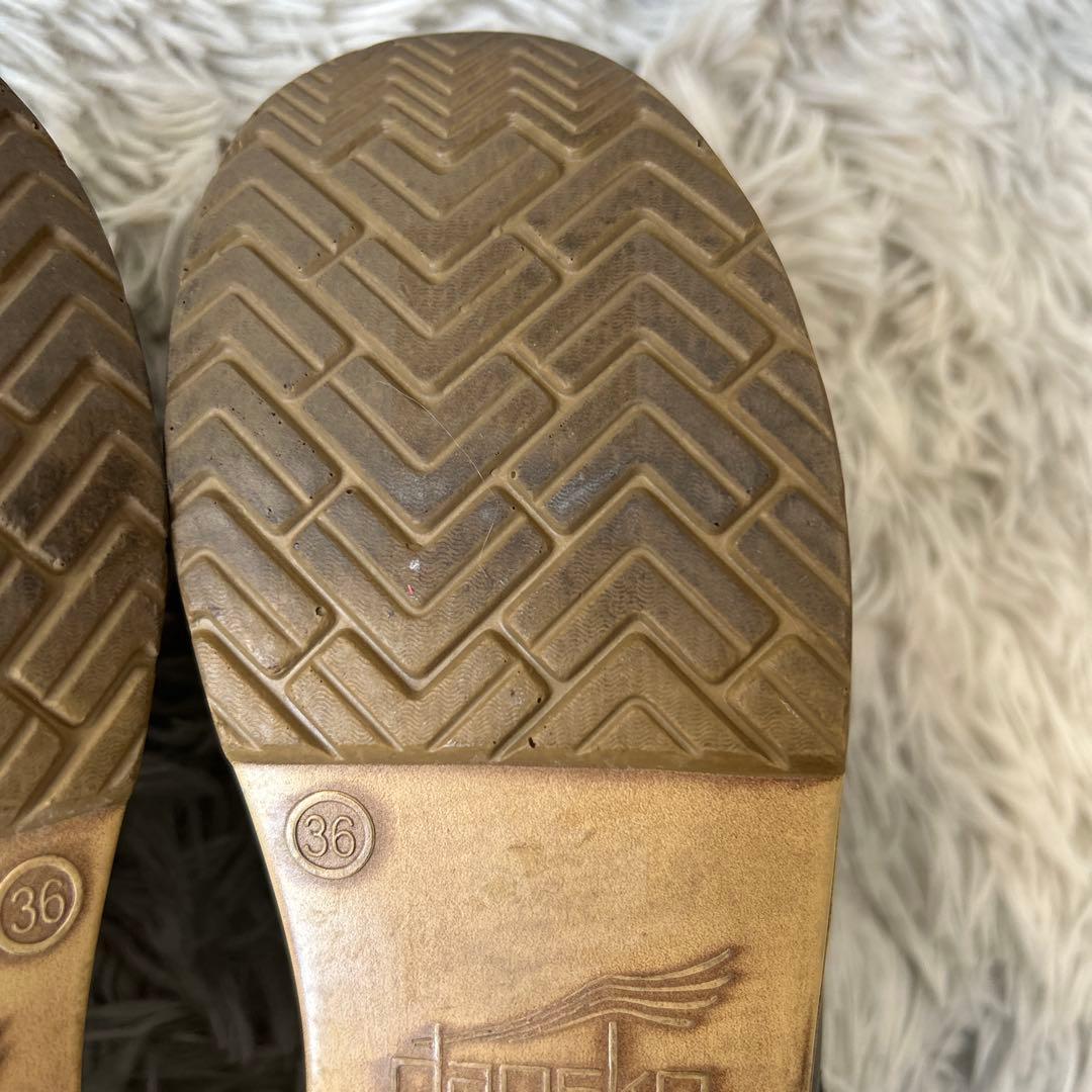 美品 dansko Professional ブラック 木目調ソール 36サイズ