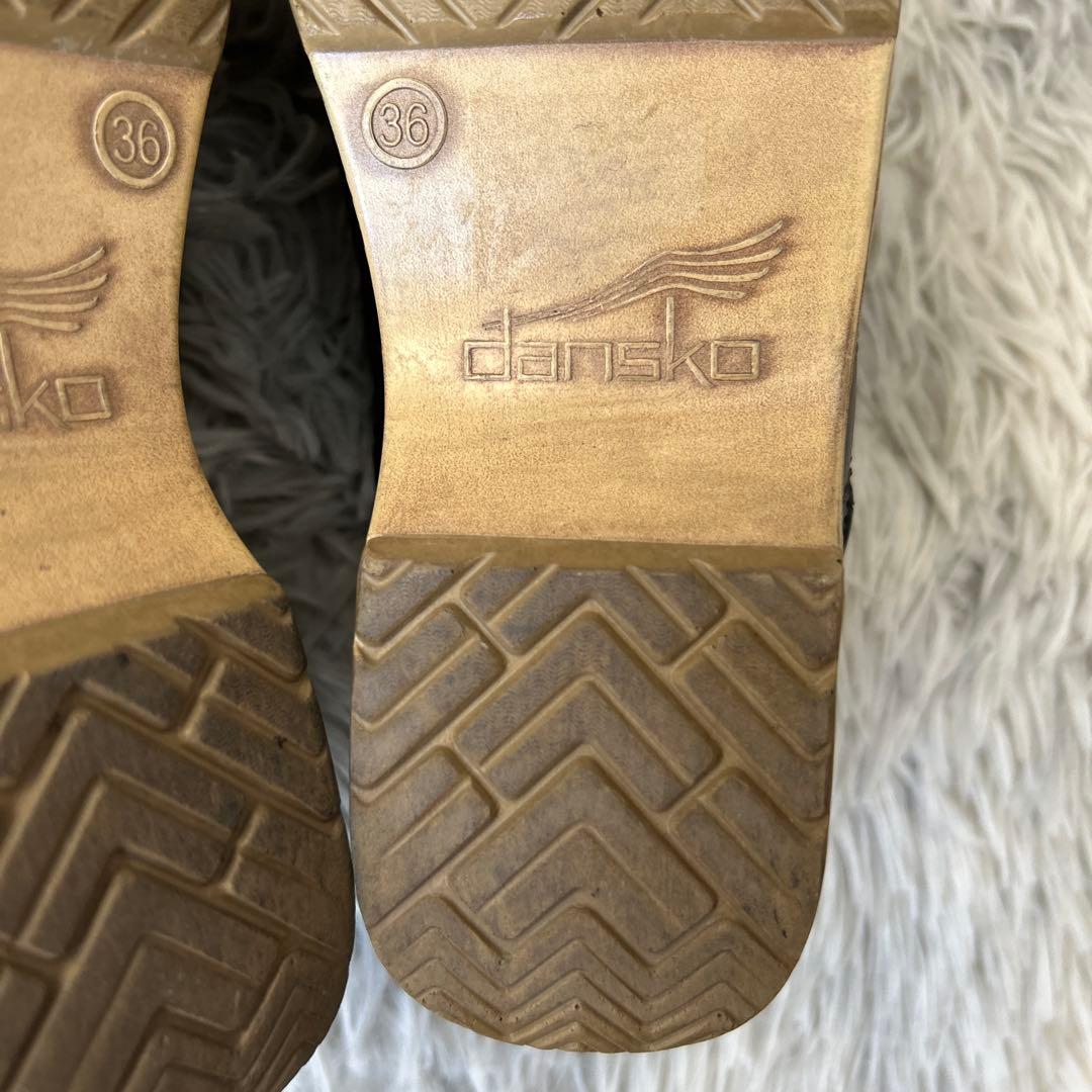 美品 dansko Professional ブラック 木目調ソール 36サイズ