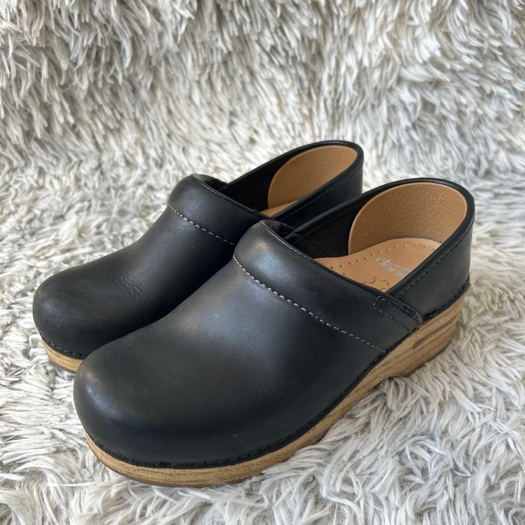 美品 dansko Professional ブラック 木目調ソール 36サイズ