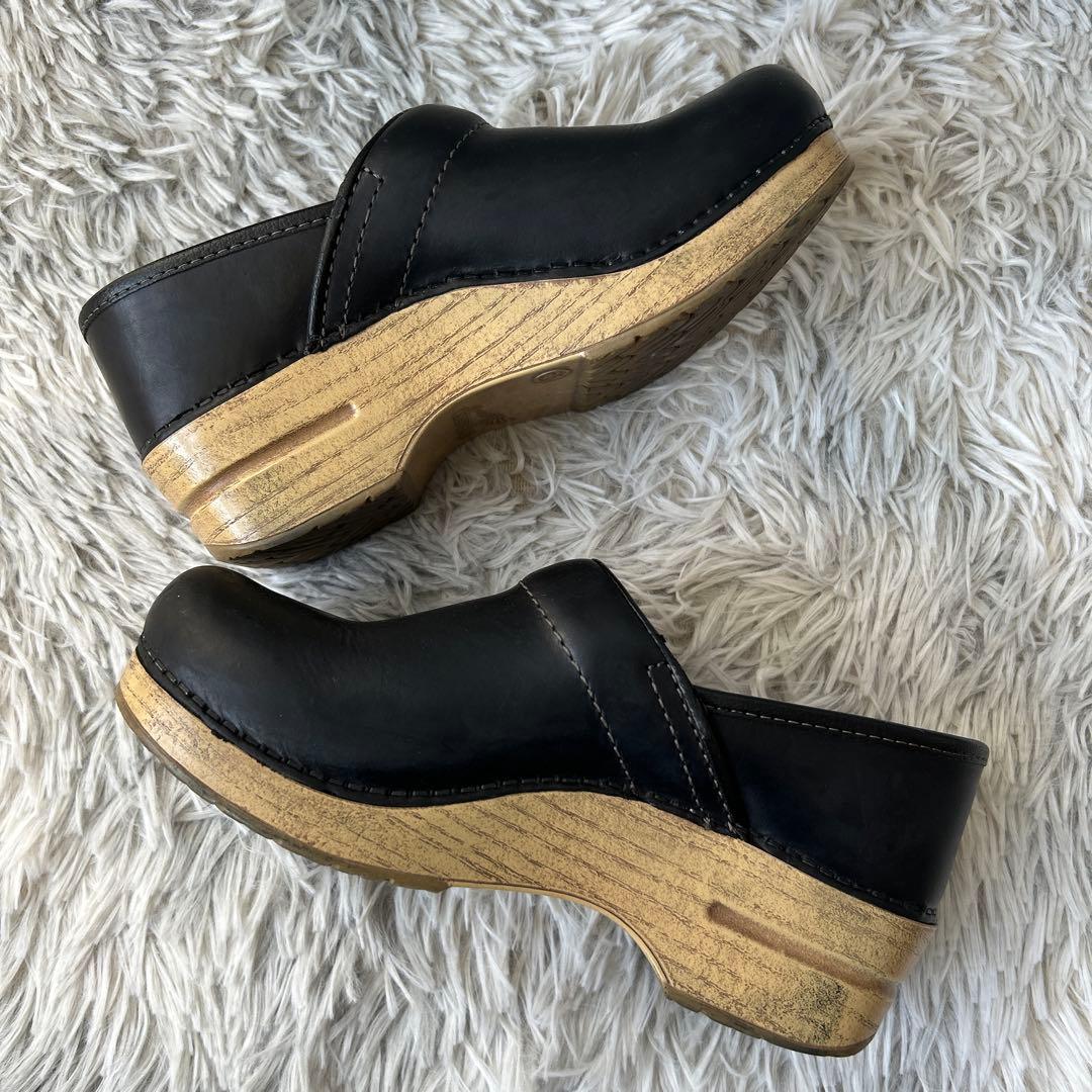 美品 dansko Professional ブラック 木目調ソール 36サイズ