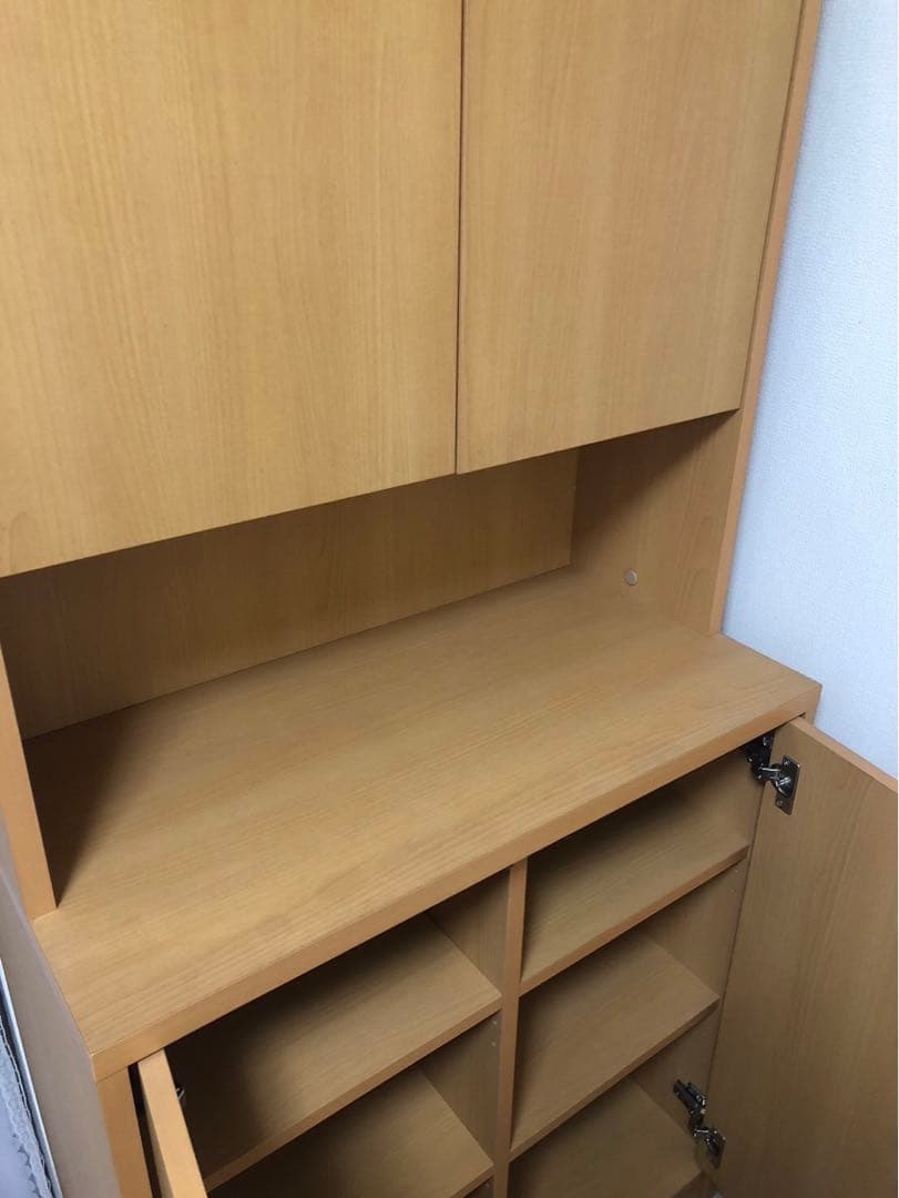 ※引き取り（配送も可）☆キャビネット★ナチュラルウッド☆収納棚★本棚☆ロッカー