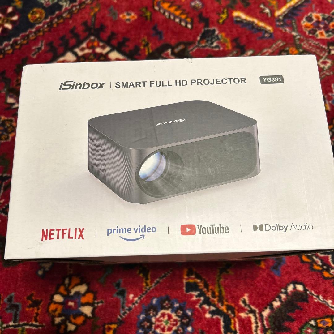 iSinbox YG381 スマートフルHDプロジェクター 新品未開封
