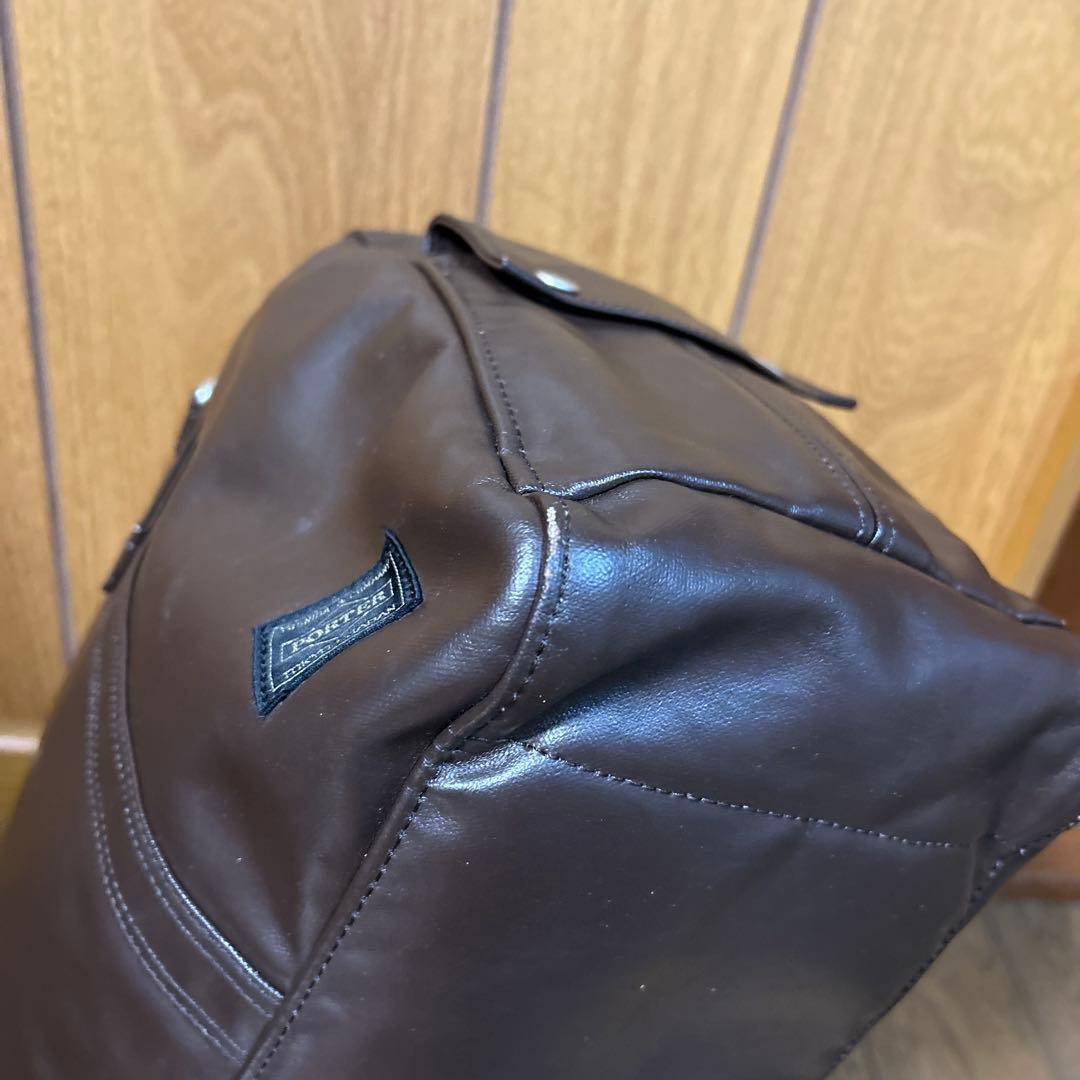 【美品】PORTER フリースタイル ボストンバッグ ブラウン