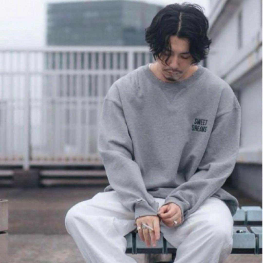 Maison Kinema メゾンキネマ ダメージロゴスウェット