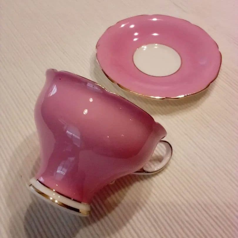 専用 イギリス パラゴン 1950年代 コ—ヒ—カップ＆ソ—サ—２客セット