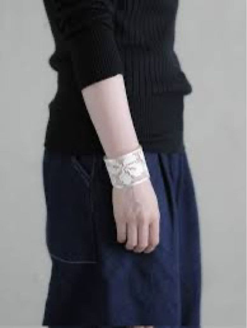 未使用 MAISON RUBUS. メゾンルーバス レースバングル LL