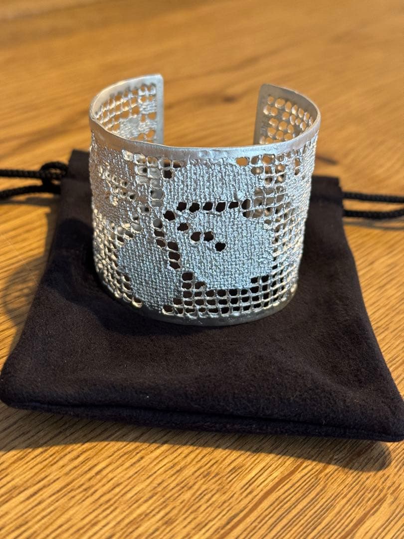 未使用 MAISON RUBUS. メゾンルーバス レースバングル LL