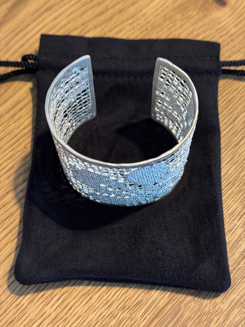 未使用 MAISON RUBUS. メゾンルーバス レースバングル LL