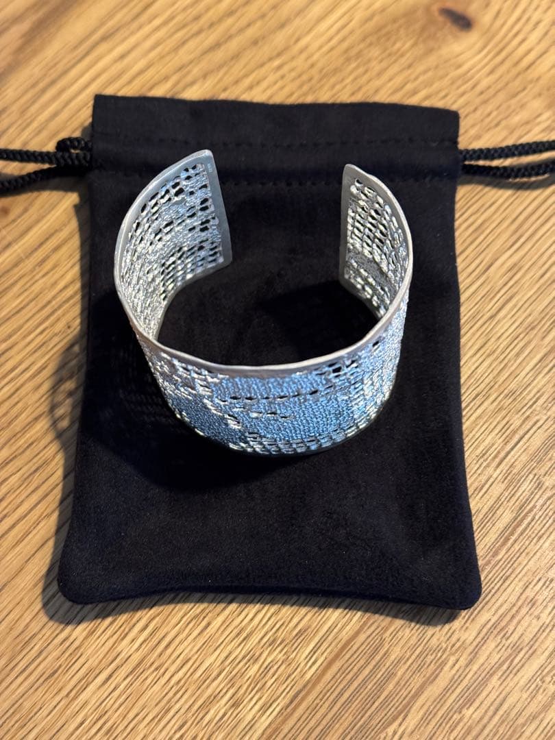 未使用 MAISON RUBUS. メゾンルーバス レースバングル LL