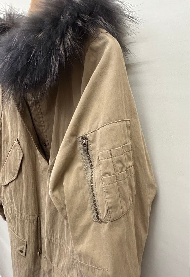 ☆美品☆ 23区 モッズコート ベージュ サイズ48 大きいサイズ ミリタリー