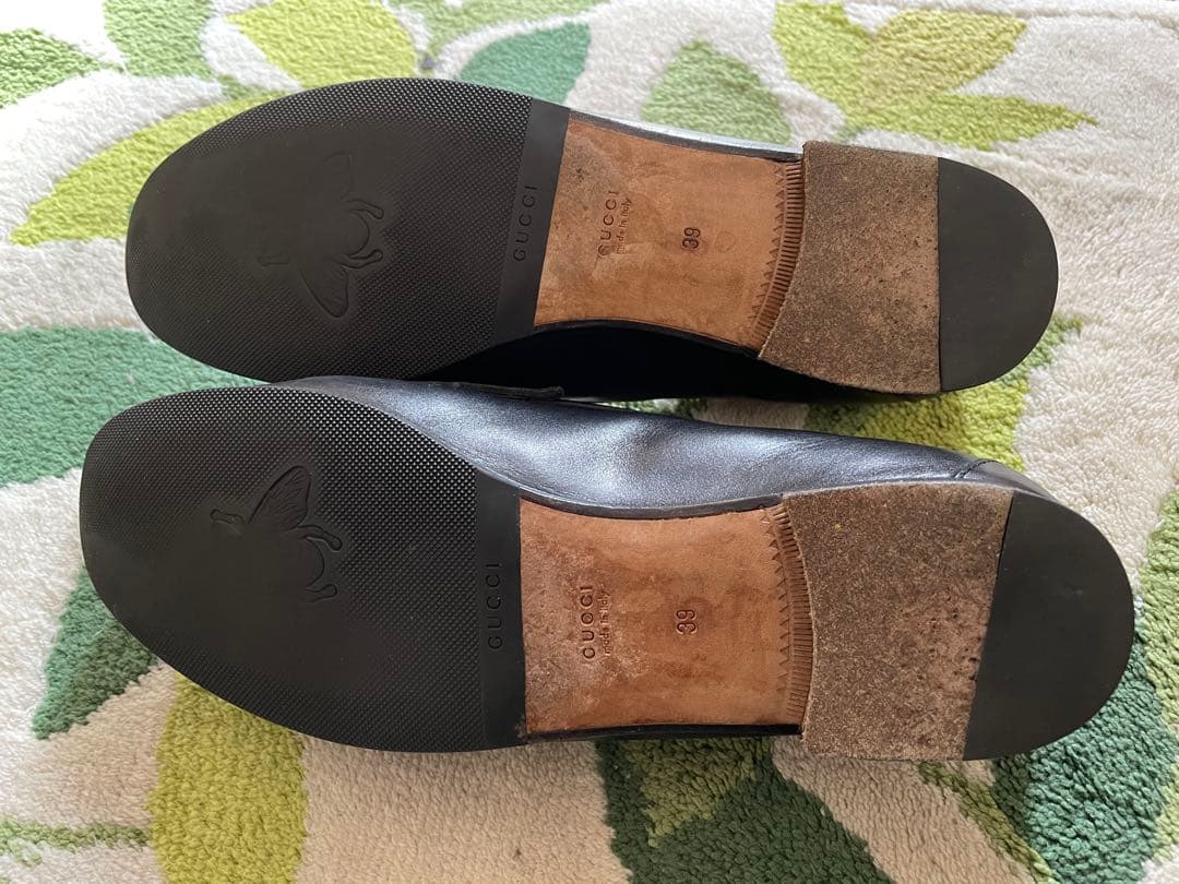 GUCCI ブラック ローファー 39 25.5〜26cm