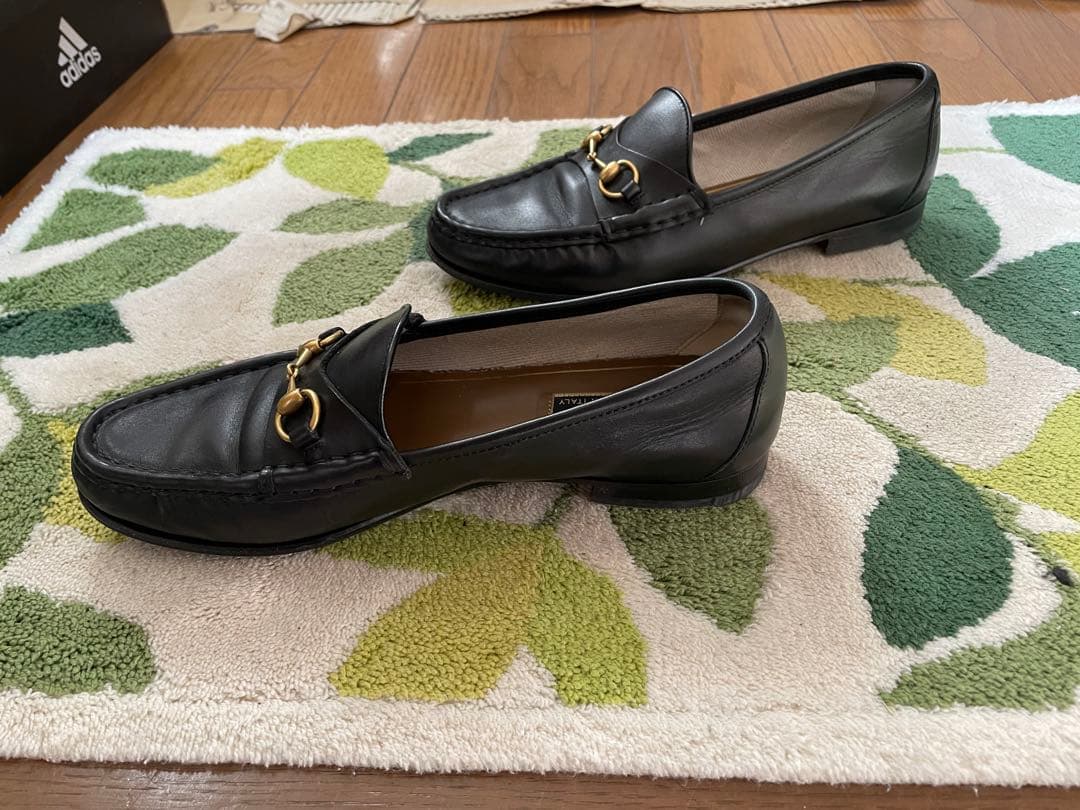GUCCI ブラック ローファー 39 25.5〜26cm