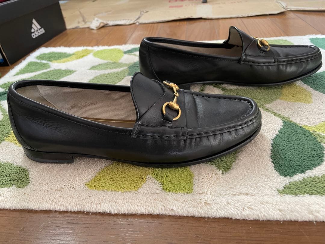 GUCCI ブラック ローファー 39 25.5〜26cm