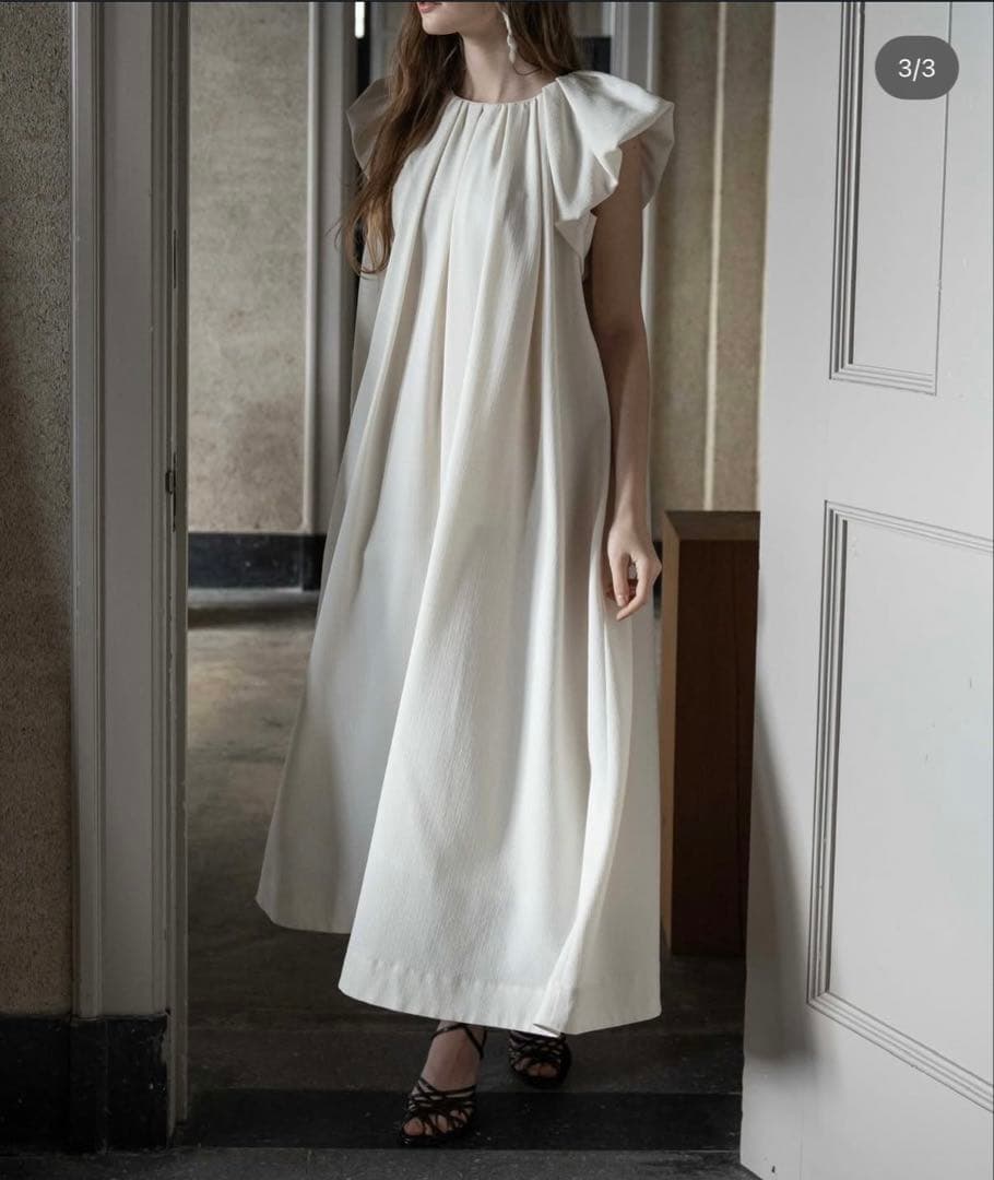 Acka drape one-piece ホワイトsize1