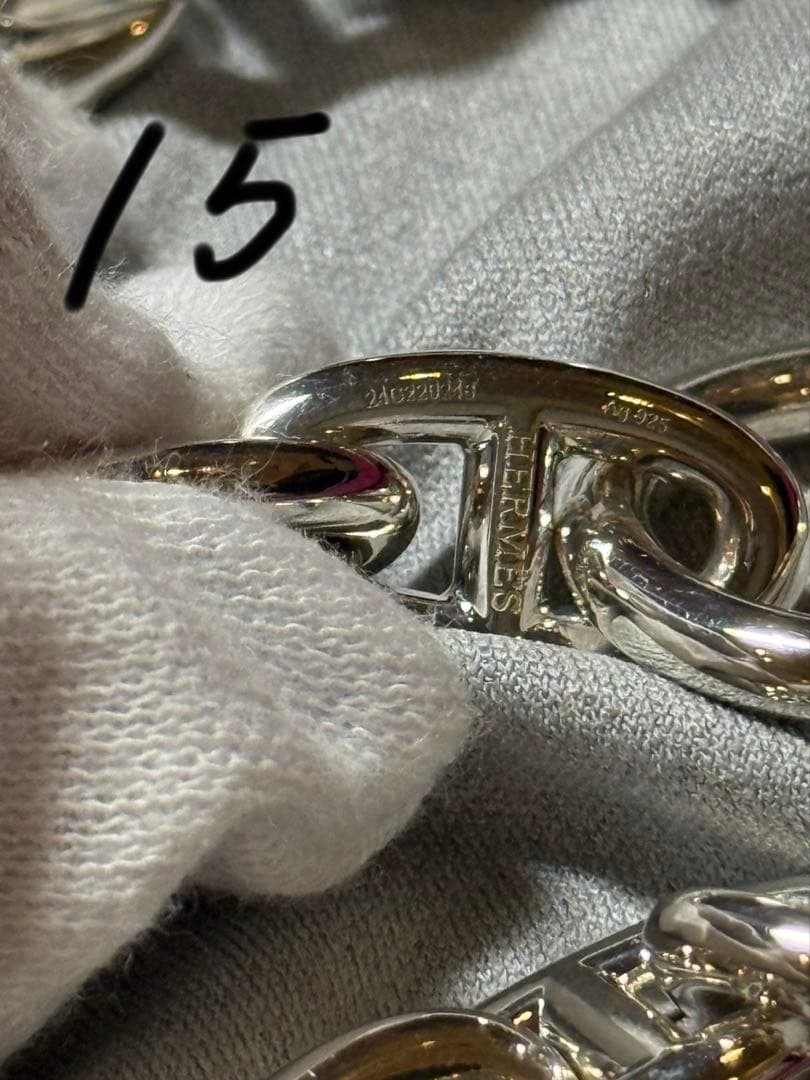 新品　GM12 エルメス　HERMES シェーヌダンクル　ブレスレット