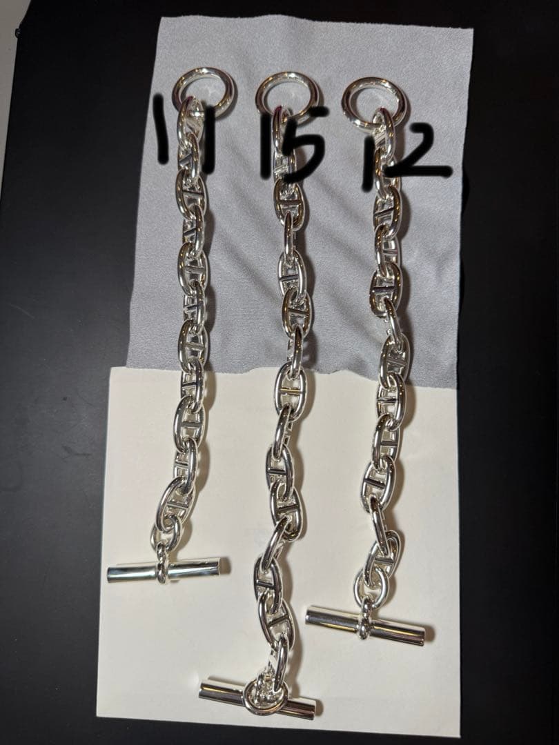 新品　GM12 エルメス　HERMES シェーヌダンクル　ブレスレット